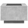 Mesa de centro y LED madera ingeniería gris hormigón 60x60x40cm de , Mesas de centro - Ref: Foro24-847570, Precio: 118,05 €, ...