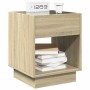 Mesita de noche con Infinity LED roble Sonoma 40x40x50 cm de , Mesitas de noche - Ref: Foro24-3284079, Precio: 60,20 €, Descu...