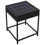 Mesita de noche con Infinity LED negra 40x40x51 cm de , Mesitas de noche - Ref: Foro24-3284091, Precio: 60,89 €, Descuento: %