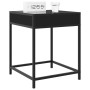 Mesita de noche con Infinity LED negra 40x40x51 cm de , Mesitas de noche - Ref: Foro24-3284091, Precio: 60,89 €, Descuento: %