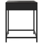 Mesita de noche con Infinity LED negra 40x40x51 cm de , Mesitas de noche - Ref: Foro24-3284091, Precio: 60,89 €, Descuento: %