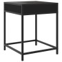 Mesita de noche con Infinity LED negra 40x40x51 cm de , Mesitas de noche - Ref: Foro24-3284091, Precio: 60,89 €, Descuento: %