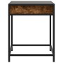 Mesita de noche con Infinity LED roble ahumado 40x40x51 cm de , Mesitas de noche - Ref: Foro24-3284093, Precio: 53,26 €, Desc...