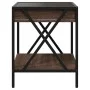 Bedside table with Infinity LED brown oak 40x40x49 cm by , Nightstands - Ref: Foro24-3284100, Price: 67,51 €, Discount: %