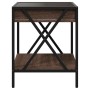 Mesita de noche con Infinity LED marrón roble 40x40x49 cm de , Mesitas de noche - Ref: Foro24-3284100, Precio: 68,59 €, Descu...
