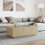 Mesa de centro con Infinity LED roble Sonoma 116x69x40 cm de , Mesas de centro - Ref: Foro24-3284058, Precio: 166,04 €, Descu...
