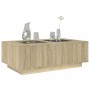 Mesa de centro con Infinity LED roble Sonoma 116x69x40 cm de , Mesas de centro - Ref: Foro24-3284058, Precio: 168,64 €, Descu...