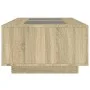 Mesa de centro con Infinity LED roble Sonoma 116x69x40 cm de , Mesas de centro - Ref: Foro24-3284058, Precio: 166,04 €, Descu...