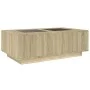 Mesa de centro con Infinity LED roble Sonoma 116x69x40 cm de , Mesas de centro - Ref: Foro24-3284058, Precio: 166,04 €, Descu...