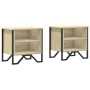 Mesita de noche madera de ingeniería roble Sonoma 40x30x40 cm de , Mesitas de noche - Ref: Foro24-848497, Precio: 52,95 €, De...