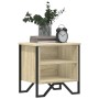 Mesita de noche madera de ingeniería roble Sonoma 40x30x40 cm de , Mesitas de noche - Ref: Foro24-848497, Precio: 52,95 €, De...