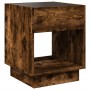 Mesa de centro con Infinity LED roble ahumado 40x40x50 cm de , Mesas de centro - Ref: Foro24-847648, Precio: 70,40 €, Descuen...