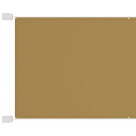 Toldo vertical beige 100x800 cm tela oxford de vidaXL, Sombrillas - Ref: Foro24-148259, Precio: 38,14 €, Descuento: %