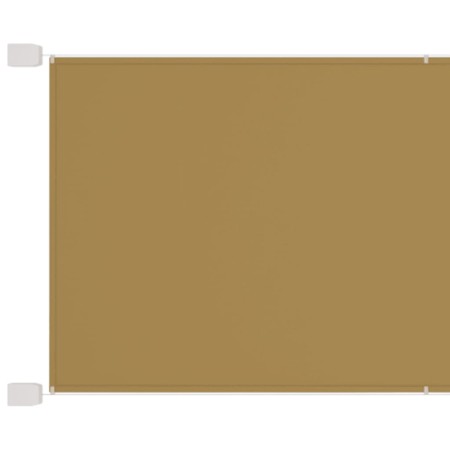 Toldo vertical beige 100x800 cm tela oxford de vidaXL, Sombrillas - Ref: Foro24-148259, Precio: 38,14 €, Descuento: %