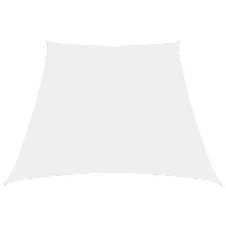 Toldo de vela trapezoidal de tela oxford blanco 3/5x4 m en Sombrillas | Comprar online en Foru.es