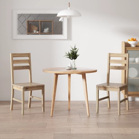 Sillas de comedor 2 unidades madera maciza de acacia en Sillas de comedor | Comprar online en Foru.es