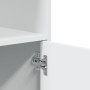 Armario con ruedas madera de ingeniería blanco 55x40x91 cm de , Aparadores - Ref: Foro24-853182, Precio: 66,71 €, Descuento: %