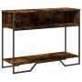 Mesa consola madera de ingeniería roble ahumado 100x35x74,5 cm de , Mesas auxiliares - Ref: Foro24-848531, Precio: 51,01 €, D...
