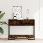 Mesa consola madera de ingeniería roble ahumado 100x35x74,5 cm de , Mesas auxiliares - Ref: Foro24-848531, Precio: 51,01 €, D...