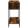Mesa consola madera de ingeniería roble ahumado 100x35x74,5 cm de , Mesas auxiliares - Ref: Foro24-848531, Precio: 51,01 €, D...