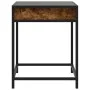 Coffee table with Infinity LED smoked oak 40x40x51 cm by , Coffee table - Ref: Foro24-847674, Price: 52,62 €, Discount: %