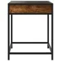 Coffee table with Infinity LED smoked oak 40x40x51 cm by , Coffee table - Ref: Foro24-847674, Price: 52,62 €, Discount: %