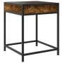 Coffee table with Infinity LED smoked oak 40x40x51 cm by , Coffee table - Ref: Foro24-847674, Price: 52,62 €, Discount: %