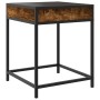 Mesa de centro con Infinity LED roble ahumado 40x40x51 cm de , Mesas de centro - Ref: Foro24-847674, Precio: 53,26 €, Descuen...