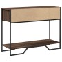 Mesa consola madera de ingeniería marrón roble 100x35x74,5 cm de , Mesas auxiliares - Ref: Foro24-848533, Precio: 53,72 €, De...