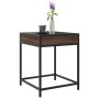 Mesa de centro con Infinity LED marrón roble 40x40x51 cm de , Mesas de centro - Ref: Foro24-847676, Precio: 55,04 €, Descuent...