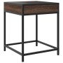 Mesa de centro con Infinity LED marrón roble 40x40x51 cm de , Mesas de centro - Ref: Foro24-847676, Precio: 55,04 €, Descuent...