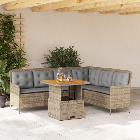 Set de sofás de jardín 2 pzas y cojines ratán sintético marrón de , Conjuntos de jardín - Ref: Foro24-3262081, Precio: 487,48...