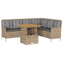 Set de sofás de jardín 2 pzas y cojines ratán sintético marrón de , Conjuntos de jardín - Ref: Foro24-3262081, Precio: 487,48...