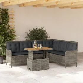 Set de sofás de jardín con cojines 2 pzas ratán sintético gris de , Conjuntos de jardín - Ref: Foro24-3262088, Precio: 477,41...