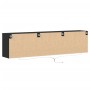 Mueble de TV de pared con LED negro 180x31x45 cm de , Muebles TV - Ref: Foro24-3307934, Precio: 157,43 €, Descuento: %