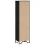 Estantería de madera de ingeniería negra 50x31x169 cm de , Librerías y estanterías - Ref: Foro24-848614, Precio: 72,26 €, Des...