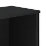 Estantería de madera de ingeniería negra 50x31x169 cm de , Librerías y estanterías - Ref: Foro24-848614, Precio: 72,26 €, Des...