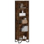 Estantería madera de ingeniería roble ahumado 50x31x169 cm de , Librerías y estanterías - Ref: Foro24-848616, Precio: 69,95 €...