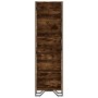 Estantería madera de ingeniería roble ahumado 50x31x169 cm de , Librerías y estanterías - Ref: Foro24-848616, Precio: 69,95 €...