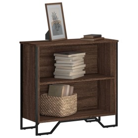 Estantería de madera de ingeniería marrón roble 80x31x74,5 cm de , Librerías y estanterías - Ref: Foro24-848623, Precio: 47,9...