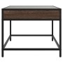 Mesa de centro con Infinity LED marrón roble 50x50x41 cm de , Mesas de centro - Ref: Foro24-847681, Precio: 70,18 €, Descuent...