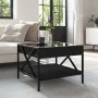 Coffee table with Infinity LED black 50x50x38 cm by , Coffee table - Ref: Foro24-847697, Price: 75,58 €, Discount: %