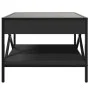 Coffee table with Infinity LED black 50x50x38 cm by , Coffee table - Ref: Foro24-847697, Price: 75,58 €, Discount: %