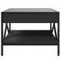Mesa de centro con Infinity LED negro 50x50x38 cm de , Mesas de centro - Ref: Foro24-847697, Precio: 76,56 €, Descuento: %