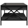 Mesa de centro con Infinity LED negro 50x50x38 cm de , Mesas de centro - Ref: Foro24-847697, Precio: 76,56 €, Descuento: %
