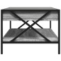 Mesa de centro con Infinity LED gris Sonoma 90x50x38 cm de , Mesas de centro - Ref: Foro24-847710, Precio: 115,76 €, Descuent...