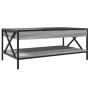 Mesa de centro con Infinity LED gris Sonoma 90x50x38 cm de , Mesas de centro - Ref: Foro24-847710, Precio: 115,76 €, Descuent...