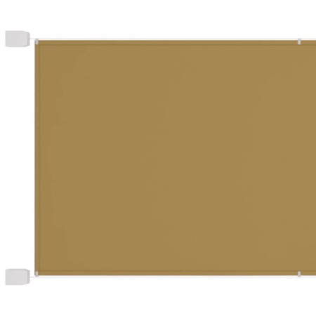Toldo vertical beige 250x270 cm tela oxford de vidaXL, Sombrillas - Ref: Foro24-148283, Precio: 37,12 €, Descuento: %