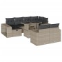 Set de sofás de jardín 11 pzas y cojines ratán sintético gris de , Conjuntos de jardín - Ref: Foro24-3276508, Precio: 720,91 ...