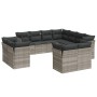 Set de sofás de jardín 11 pzas y cojines ratán sintético gris de , Conjuntos de jardín - Ref: Foro24-3218512, Precio: 873,16 ...